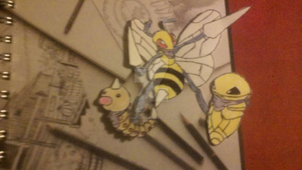 013-015 Weedle, Kakuna, Beedrill