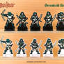 Greenhold Archers 28mm Paper Miniatures