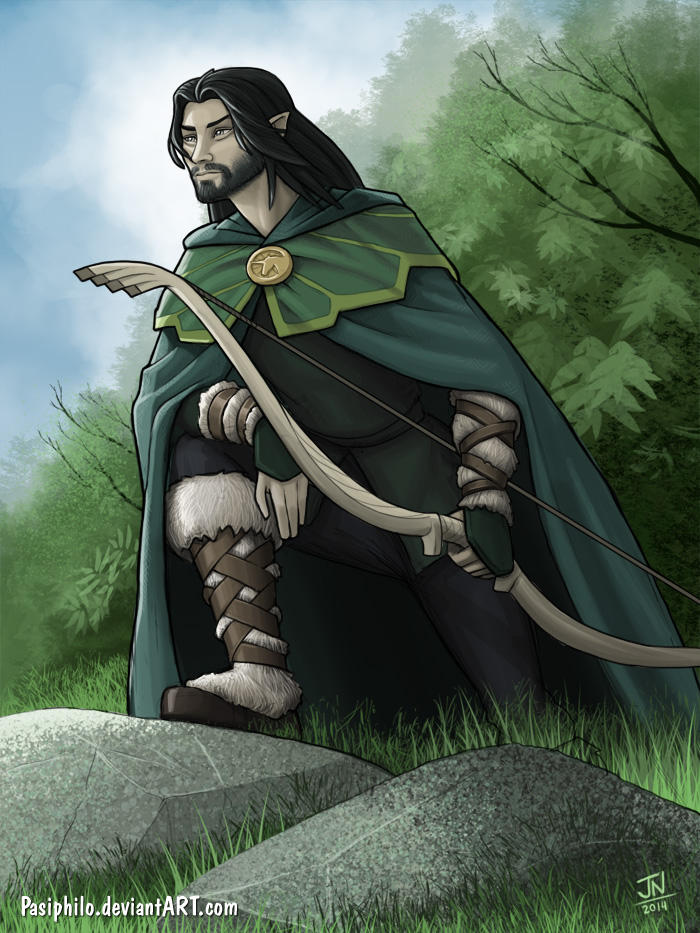 Amyr, Half-Elf Ranger by JoeNittoly on DeviantArt