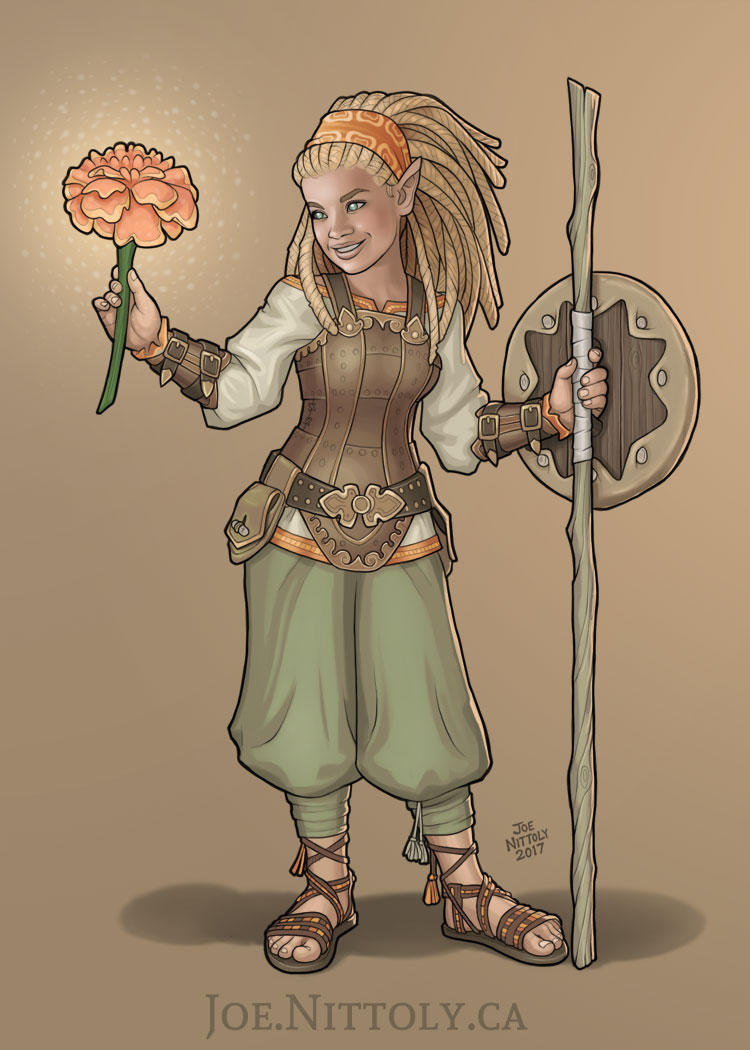Halfling Druid Commission By JoeNittoly On DeviantArt halfling-druid-commission-by-joenittoly-on-deviantart