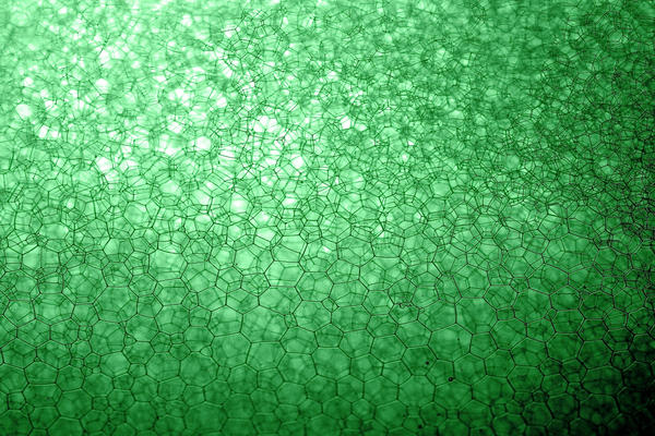 Abstract Green Foam