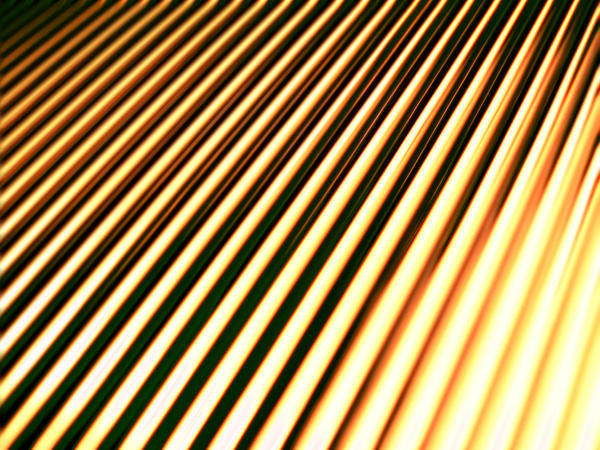 Linear Orange Light Pattern