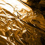 Crumpled Gold Foil