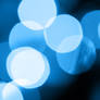 Circular Blue Light Pattern