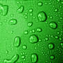 Green Rain Droplets
