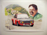 Rally Car and Portrait