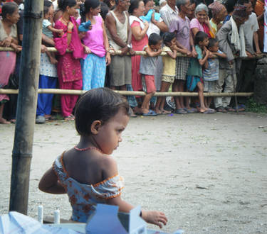 Little Girl on Refugee Day