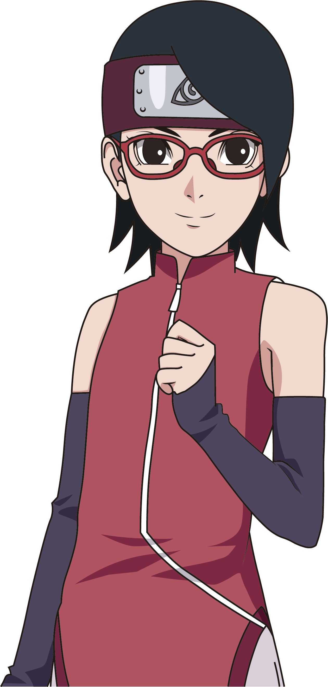 Sarada Uchiha Casual Render by arisusenpai on DeviantArt