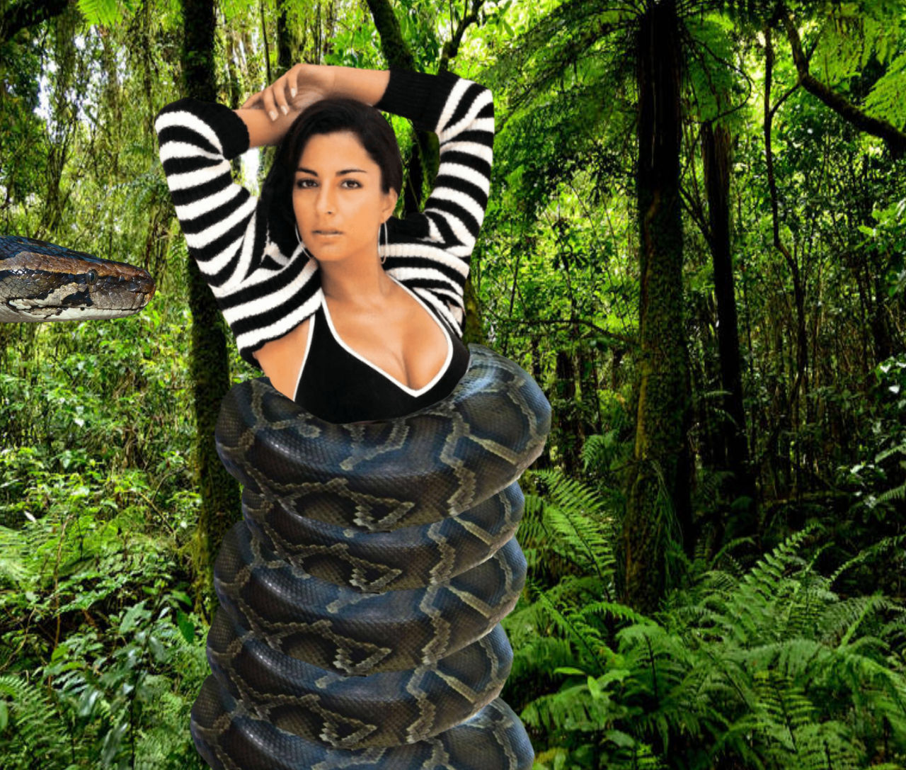Python Wrapping Human Snake Wrapped woman by Lukicia13 on DeviantArt