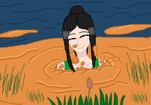 A Happy Jane In Orenge Mud