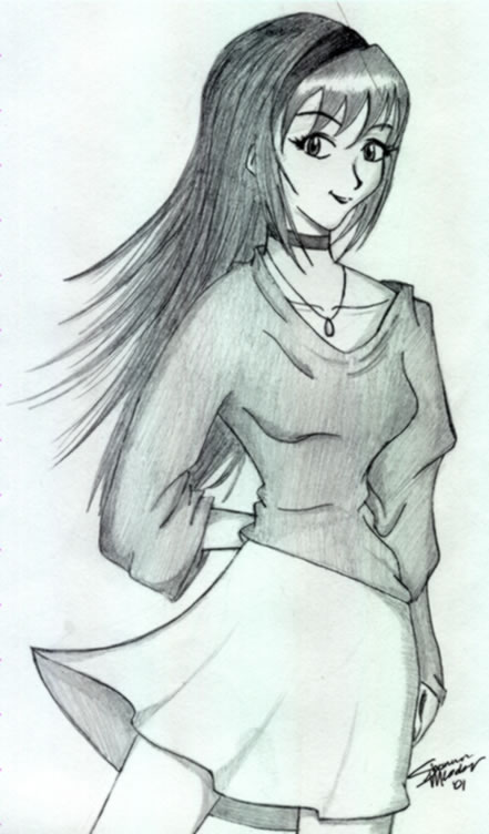 Girl Posing 01 by jealousofrouge