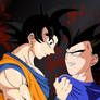 Vegeta and Goku