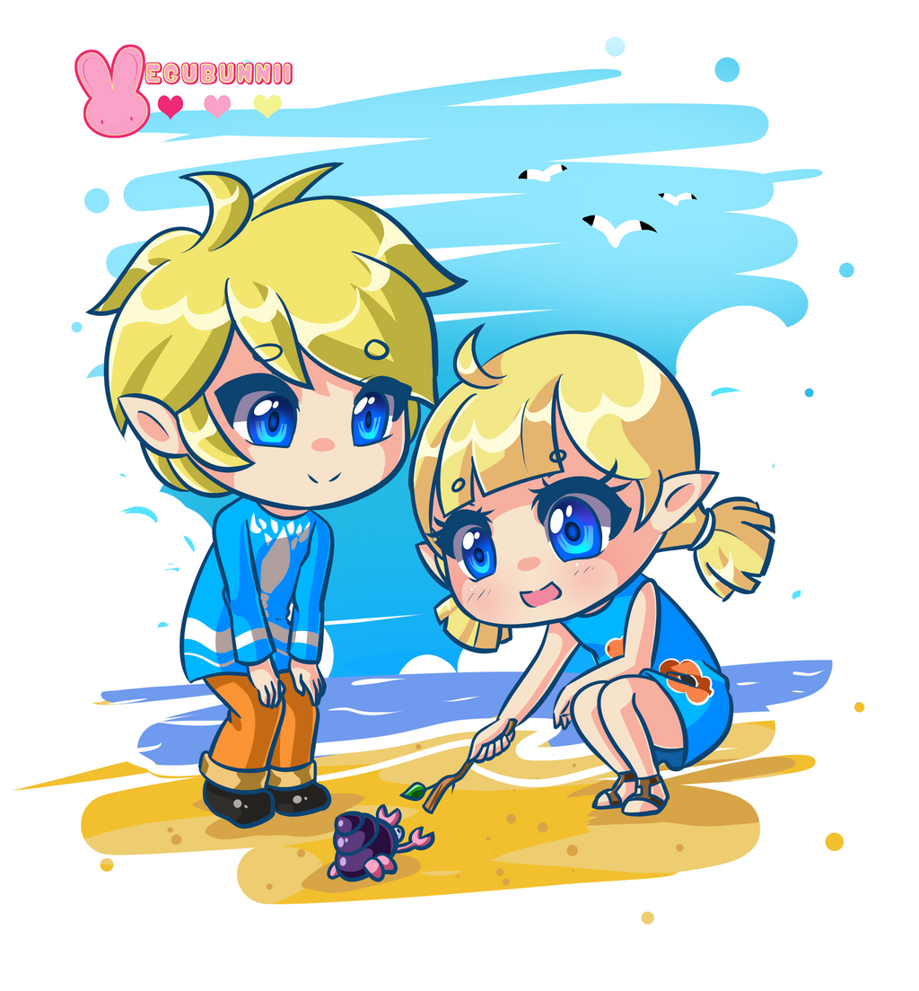 :TheWindWaker: Siblings by MeguBunnii