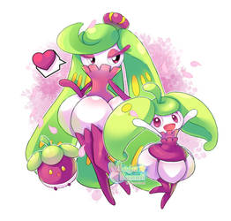 :FanArt: Bounsweet Evo. Line.