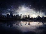 Night Skyline by igreeny