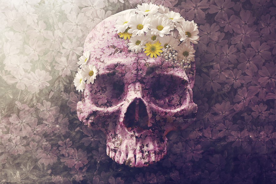 Skull Flowers