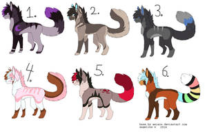 Canine Adoptables (OPEN) Paypal/points