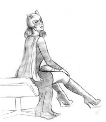 Old school Catwoman