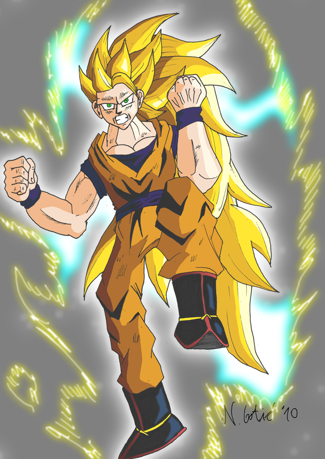 Super Saiyan 3 Goku by ItoSaihara on Newgrounds
