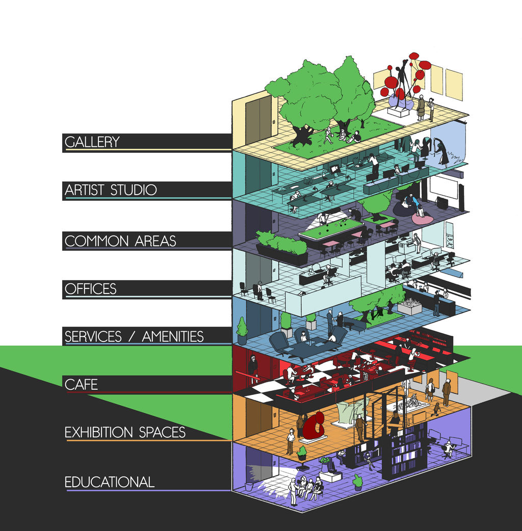 Building cross-section by Clownboss on DeviantArt