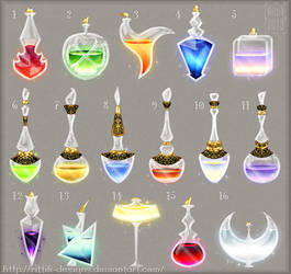Potion adopts 6 (CLOSED) by Rittik-Designs