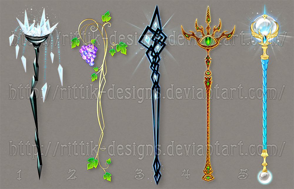 Magic Staff Weapon