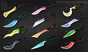 Fantasy daggers (CLOSED)