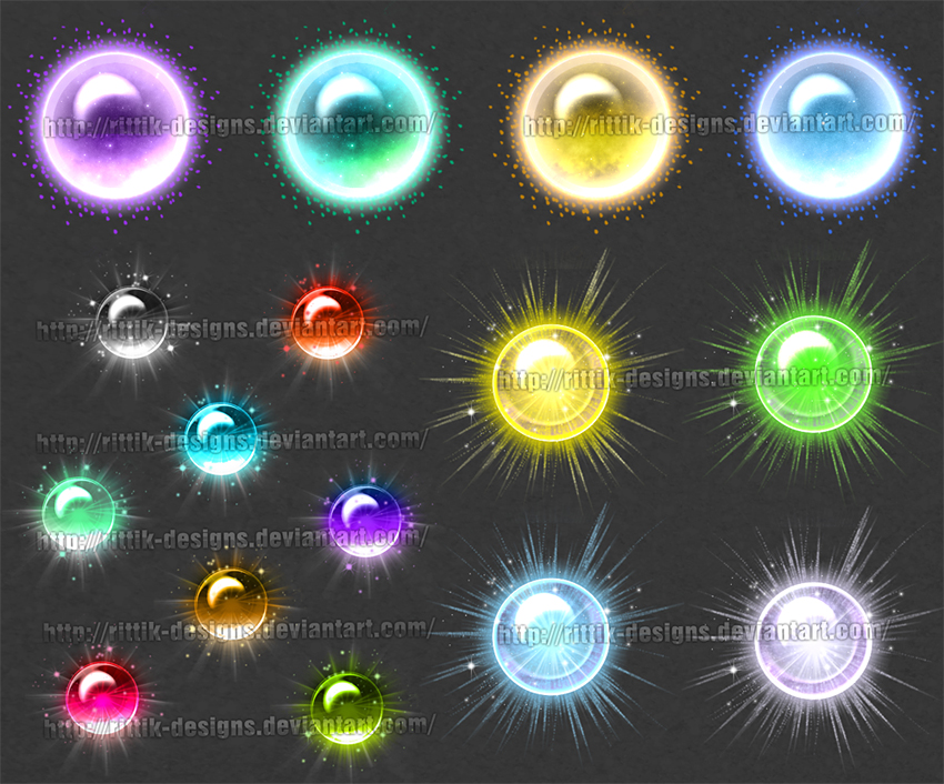 Magic Orbs 1 (downloadable stock)