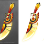 Fire dagger (free stock)