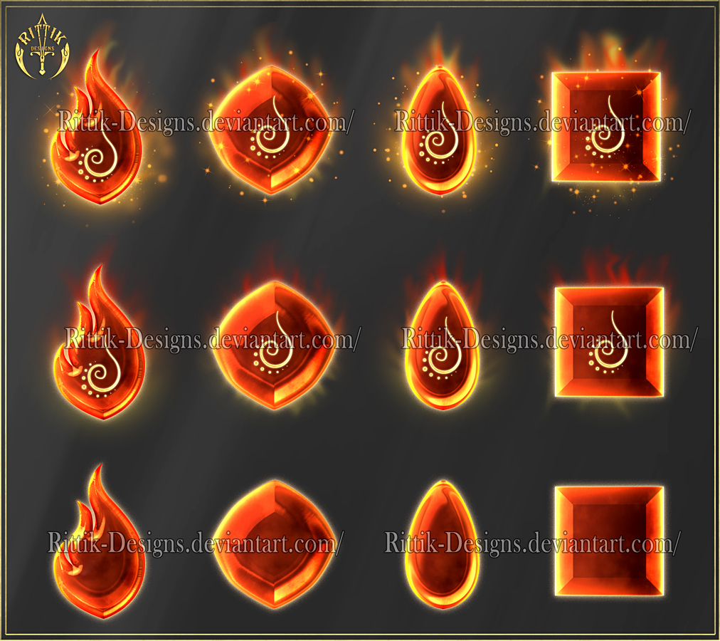 Elements 1 - Fire (downloadable stock) by Rittik-Designs