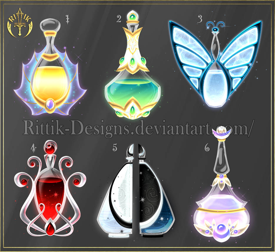 Concept Potion Ropes (CLOSED) Potion set 9 by Rittik-Designs on DeviantArt
