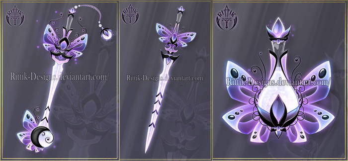 (CLOSED) Dusk Flowers set