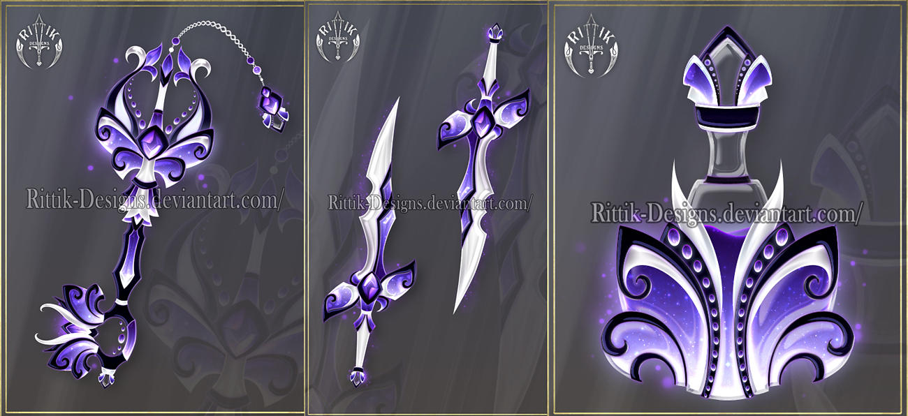(CLOSED) Nightfall Bloom set by Rittik-Designs on DeviantArt