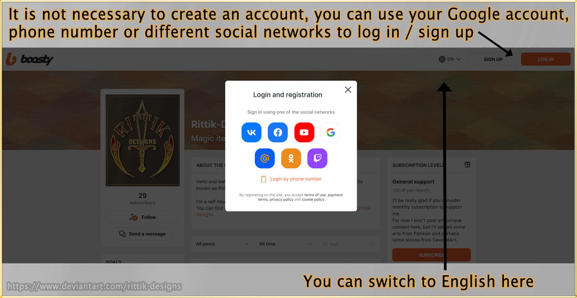 Boosty (step-by-step guide) by Rittik-Designs on DeviantArt