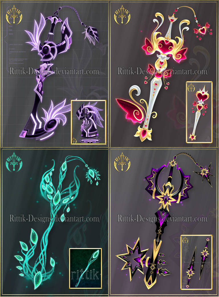 Keyblade commissions by Rittik-Designs on DeviantArt