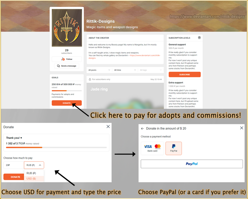 Boosty (step-by-step guide) by Rittik-Designs on DeviantArt