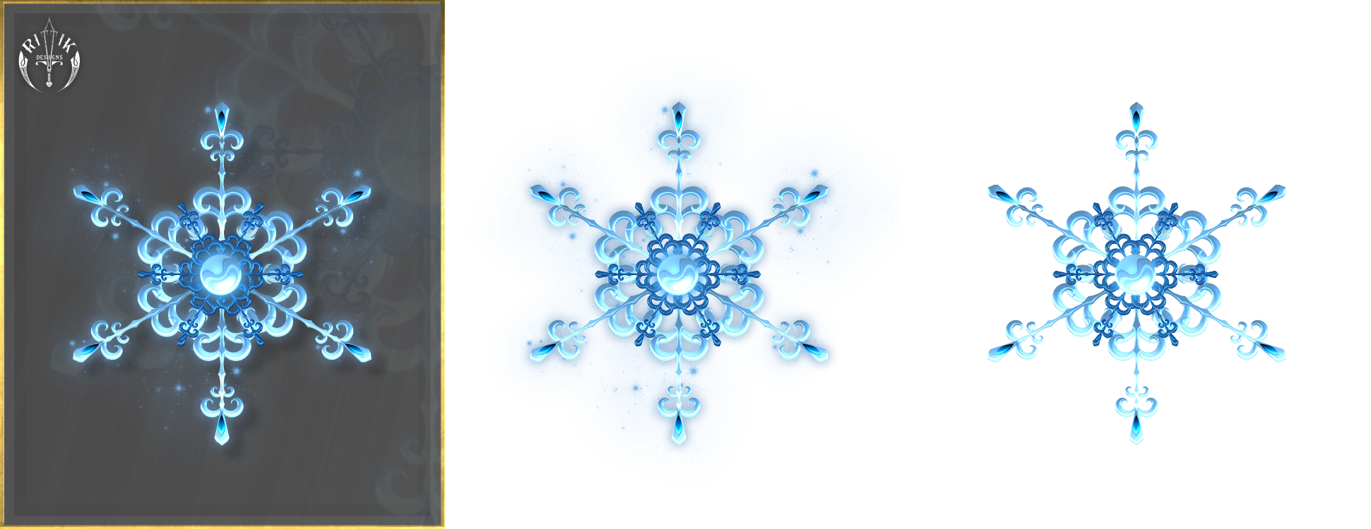 Snowflack Pattern Ova Snowflake (free stock) by Rittik-Designs on DeviantArt