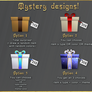 (OPEN) Mystery Designs