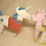 Shining Armor + Cadence doll papercrafts