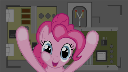 Pinkie's in Your Computer! [Wallpaper]