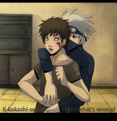 Kakashi x Kiba : What's wrong