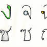 Thai alphabet illustrations (2 of 8)