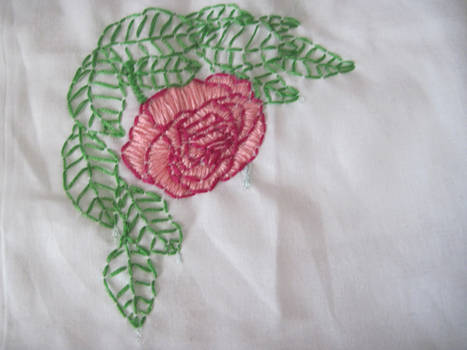 Embroidery- rose