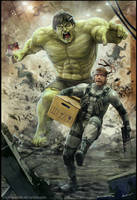 Solid Snake VS Hulk