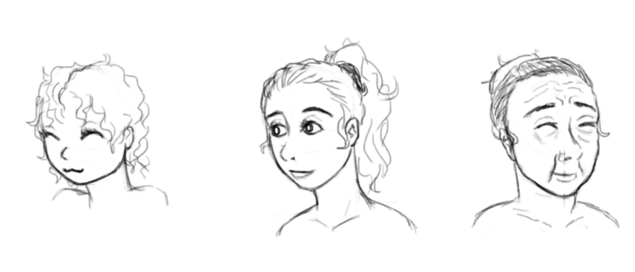 Deviantart Aging Process Character Aging, sketch by Alisha-town on DeviantArt