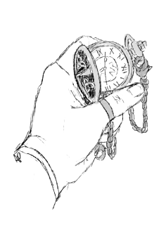 Holding pocketwatch