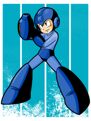 Megaman by beanzomatic