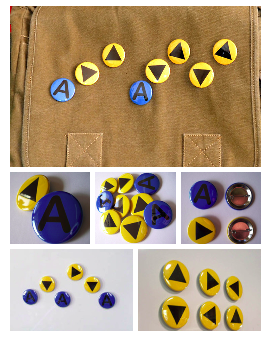 Zelda Ocarina Nintendo Notes Pinback Buttons