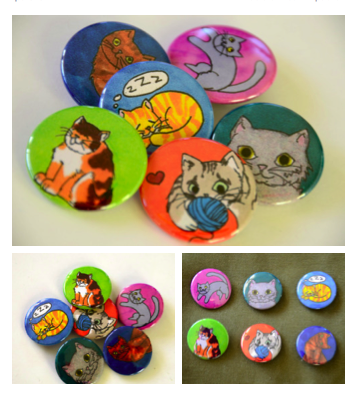 Funny Cats - Button Set 1 part 1