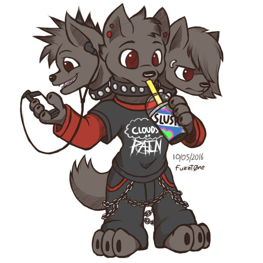 Teen Cerberus by Fuzzt0ne on DeviantArt